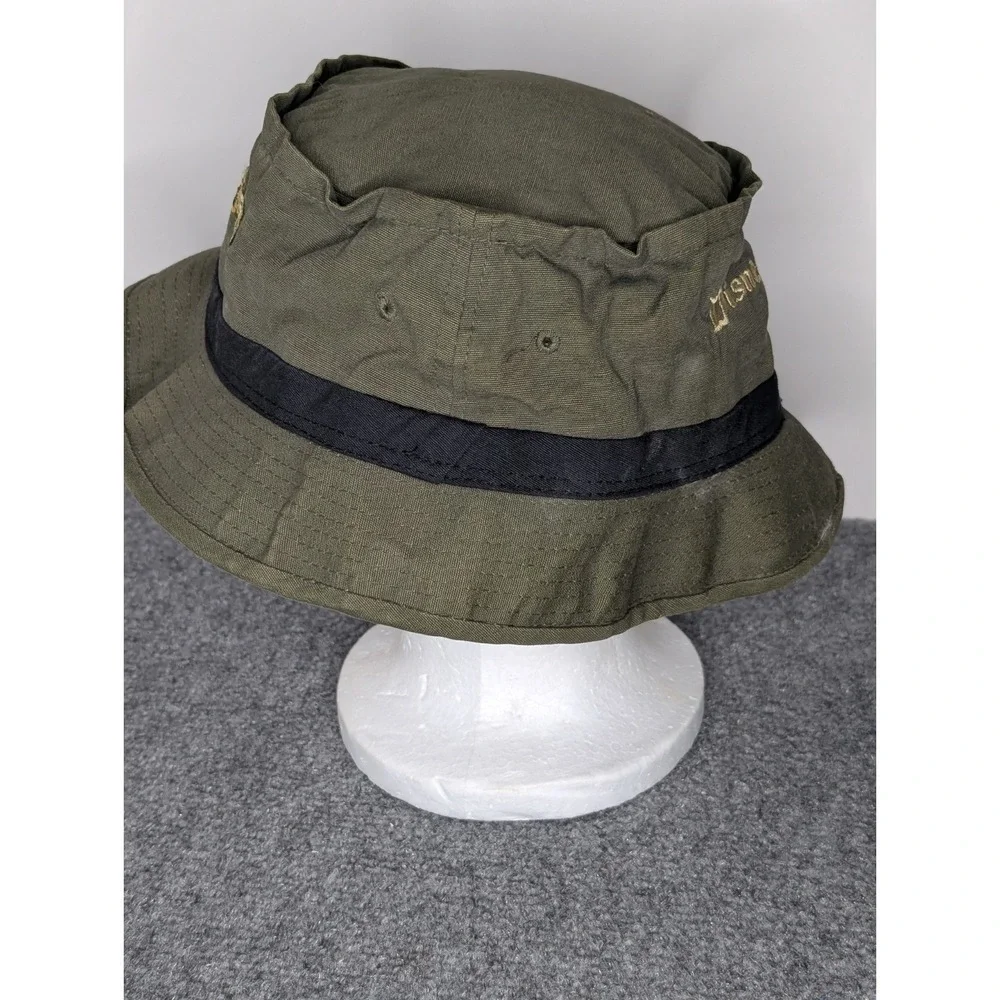 Vintage Mickey Bucket Hat Adult One Size Green Disneyland Tigger Embroidered